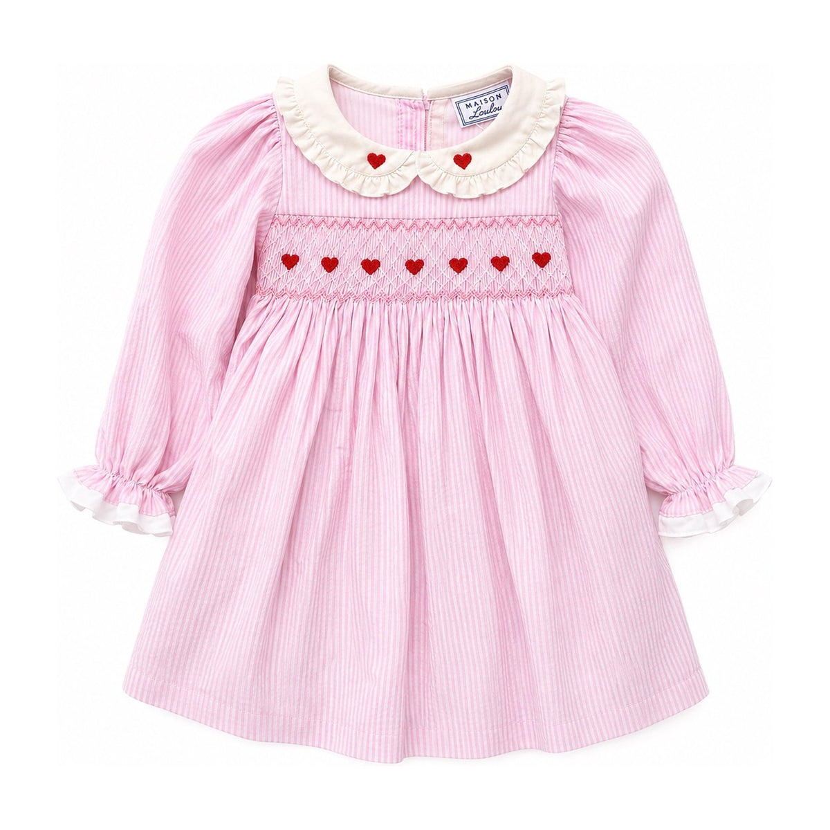 Queen of Hearts Heirloom Smocked Dress