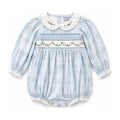 Bluebird Heirloom Smocked Romper
