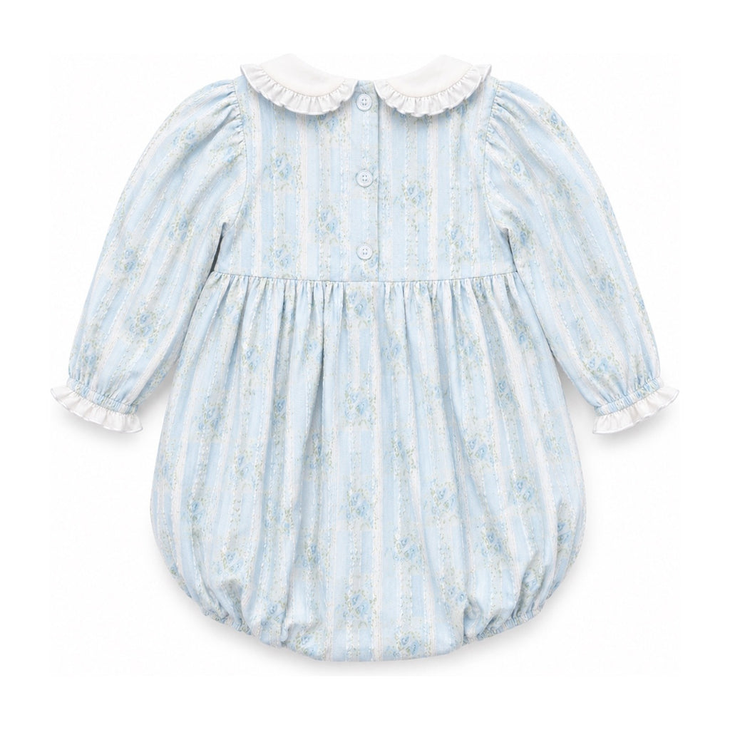 Bluebird Heirloom Smocked Romper