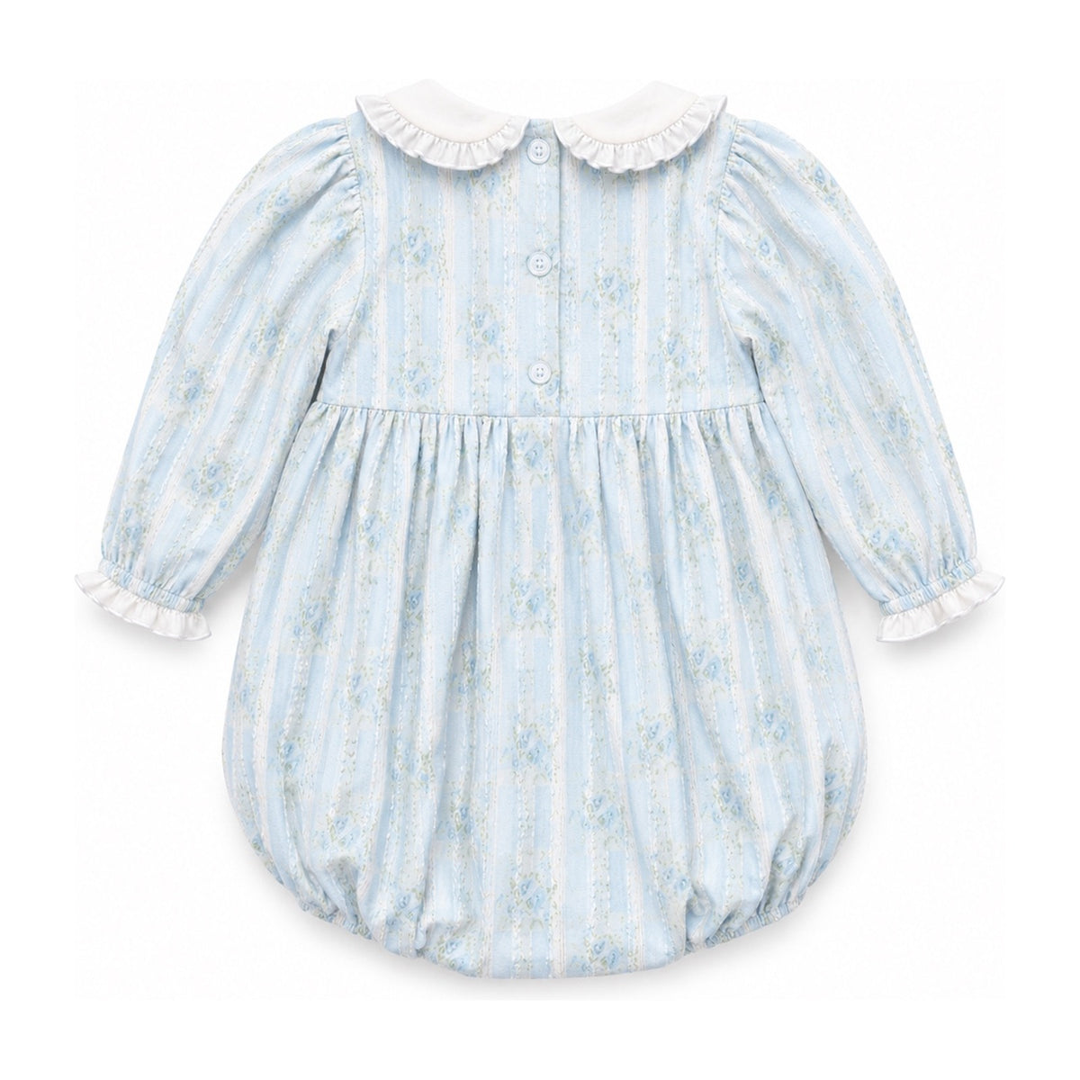 Bluebird Heirloom Smocked Romper