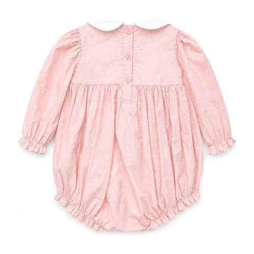 Little Dot Heirloom Long Sleeve Romper