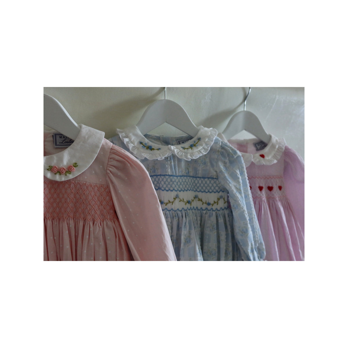 Bluebird Heirloom Smocked Romper