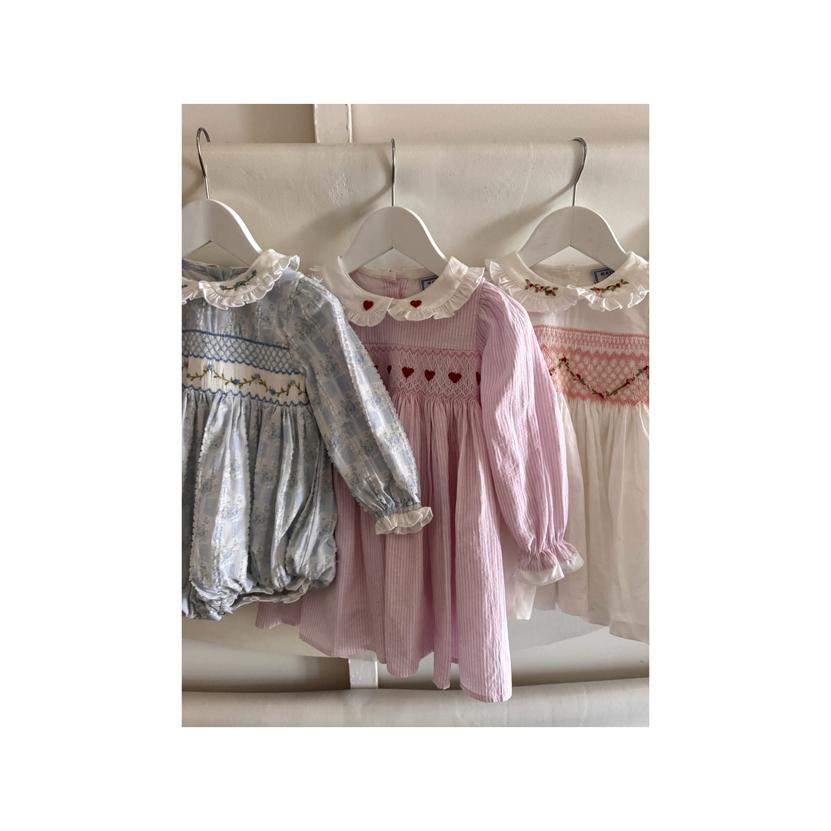 Queen of Hearts Heirloom Smocked Dress
