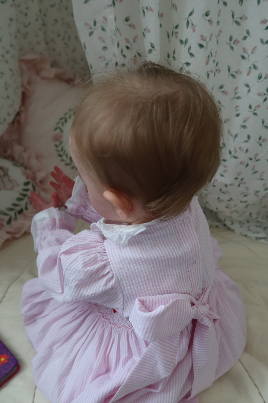 Queen of Hearts Heirloom Smocked Dress