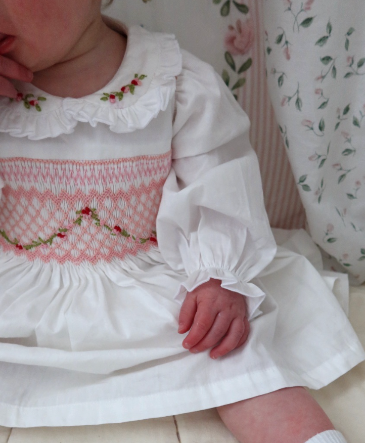 Day Dawn Heirloom Smocked Dress
